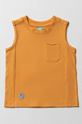 Sleeveless T-Shirt Orange