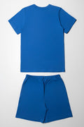 Gamer Short Sleeve Pj Set Cobalt (3)