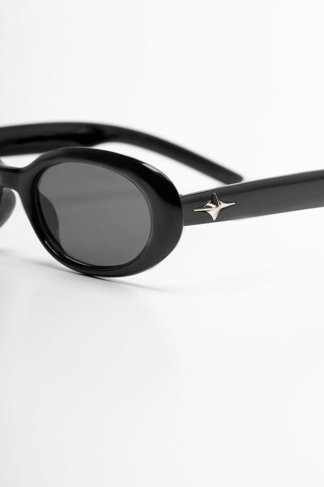 Round Sunglasses Black (2)
