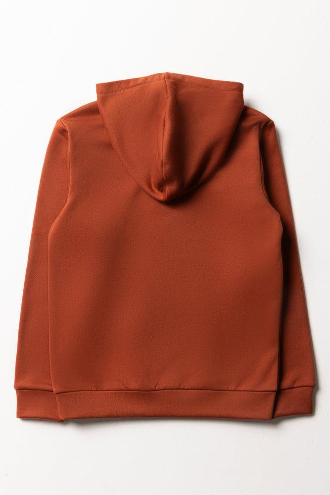 Rust coloured hoodie hotsell