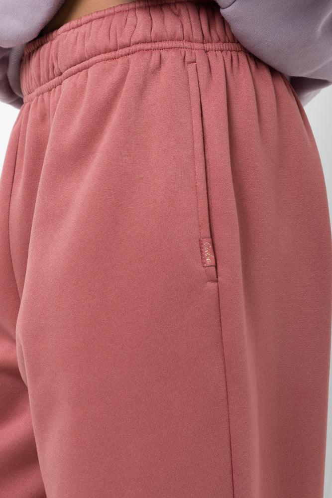 Trackpants With Elasticated Cuff Pink (3)