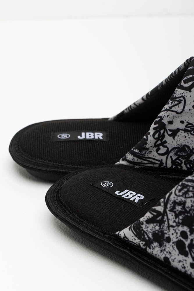Slipper Grey & Black (3)