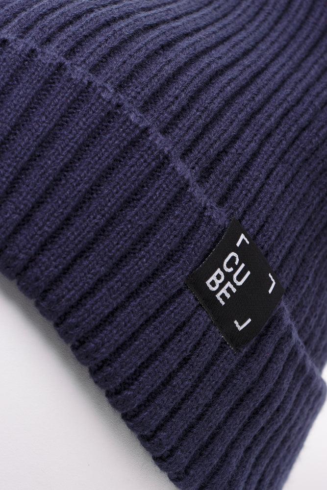 Rib Beanie Navy (2)