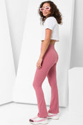 Seamless Flare Leggings Pink (1)