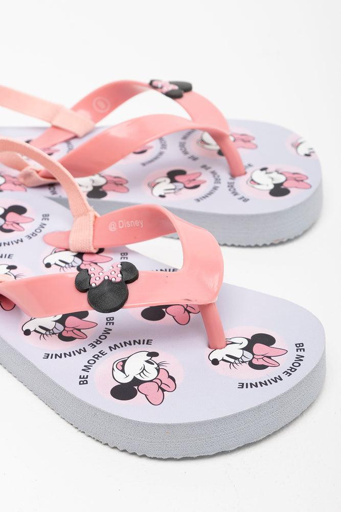Minnie Mouse Flip Flop Dusty Pink Ackermans