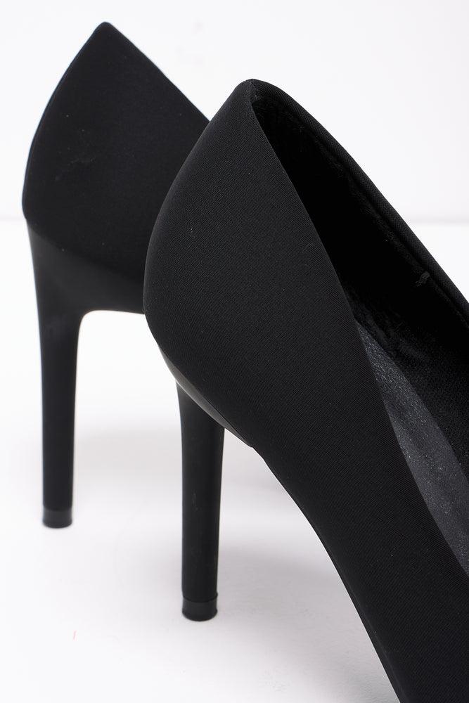 Heel Court Shoe Black Heels Ackermans