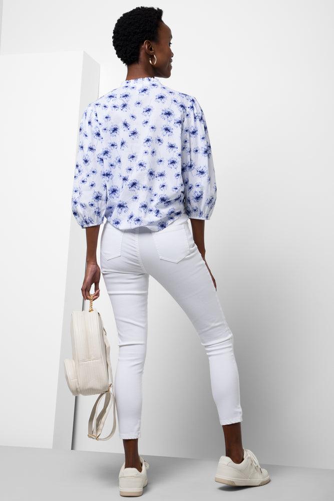 High Rise Skinny Denim Jeans White (2)