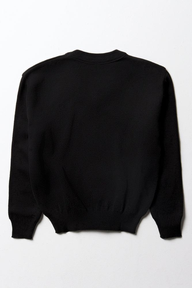 Unisex Primary School Long Sleeve Jersey Black (3)