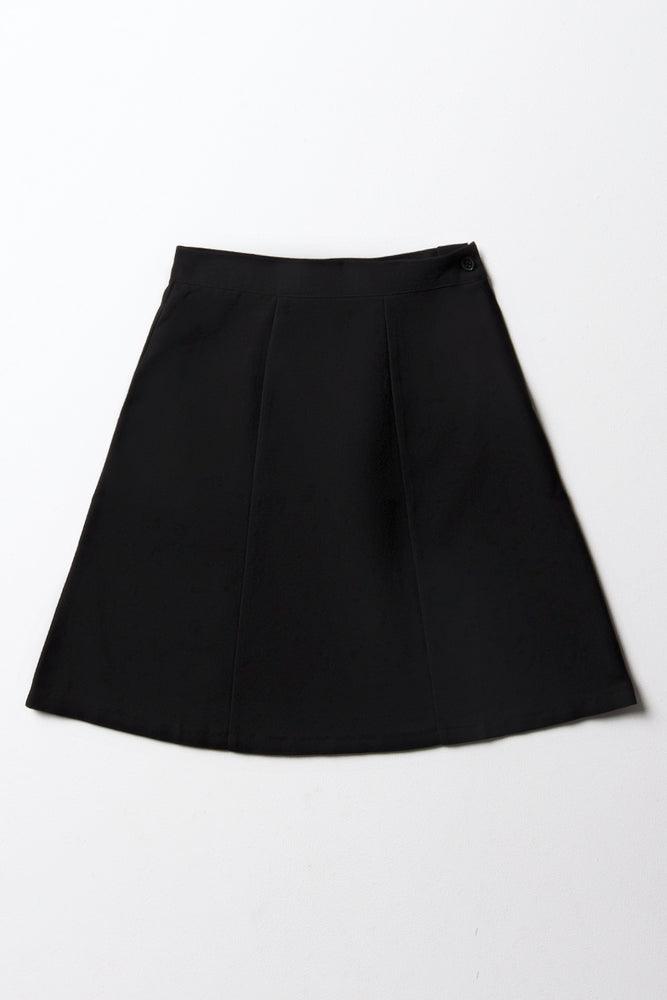 Girls Primary School Skirt Black (3)