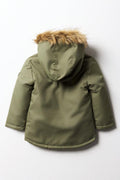 Hooded Parka Jacket Green (2)