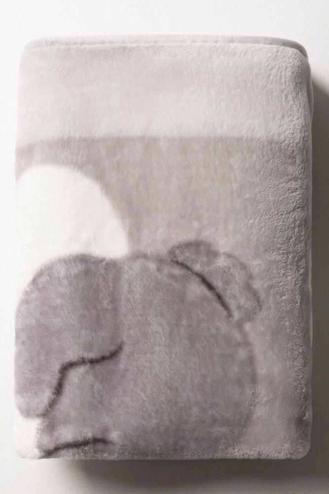 Koala Little Dreamer Mink Blanket Grey