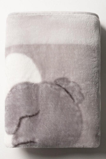 Koala Little Dreamer Mink Blanket Grey