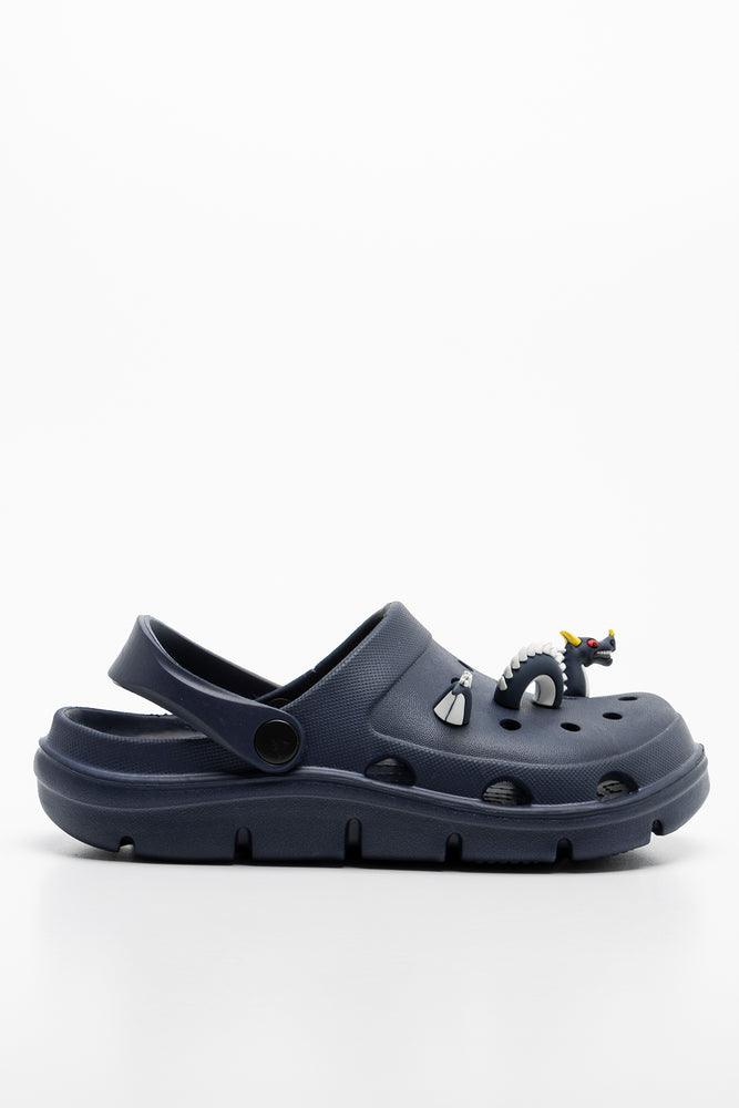 3D Dragon Clog Navy (1)