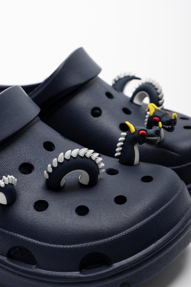 3D Dragon Clog Navy (2)