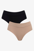 2 Pack Boyleg Panties Black (1)