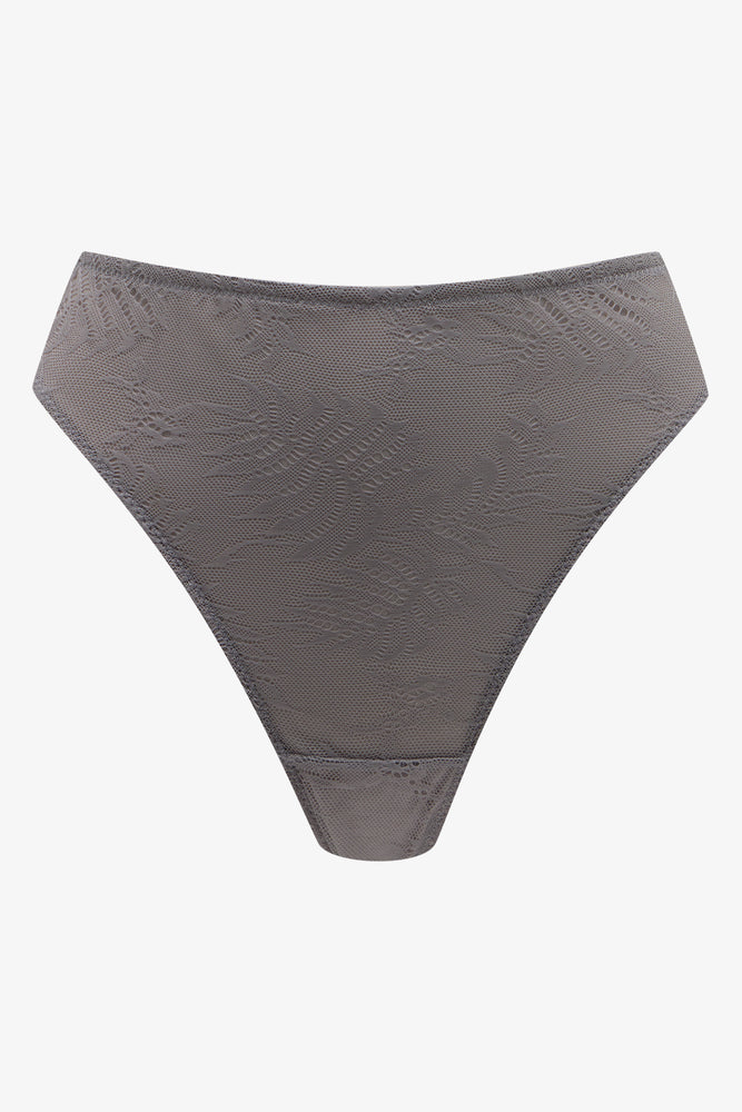 2 Pack Texture Thong Black & Grey (2)