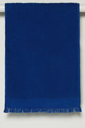 Fringed Guest Towel Blue (1)