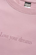 Regular Fit Slogan Boxy Tee Zephyr (1)