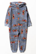 Racing Track Onesie Dark Grey