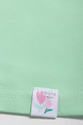 Plain Short Sleeve T-Shirt Spring Bud (2)