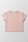 Crew neck t-shirt pink (3)