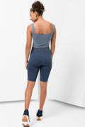 Seamless Cycle Shorts Blue (2)