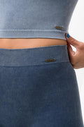 Seamless Cycle Shorts Blue (3)