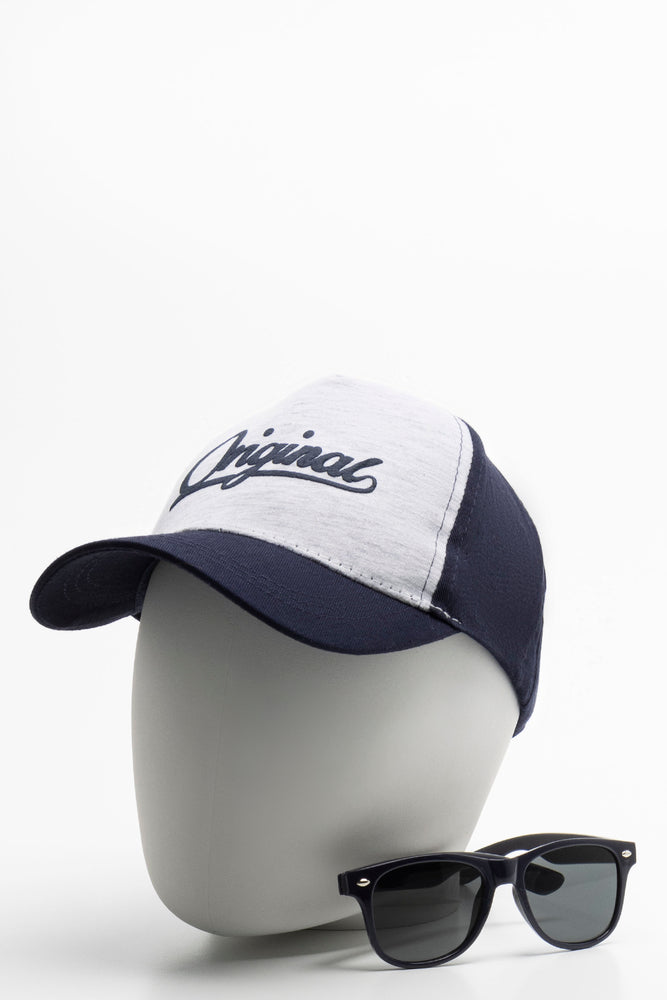 Cap And Sunglasses Set  Navy