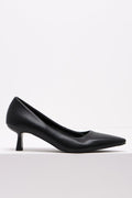 Kitten Heel Court Shoe Black (1)
