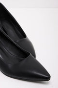 Kitten Heel Court Shoe Black (2)