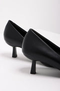 Kitten Heel Court Shoe Black (3)