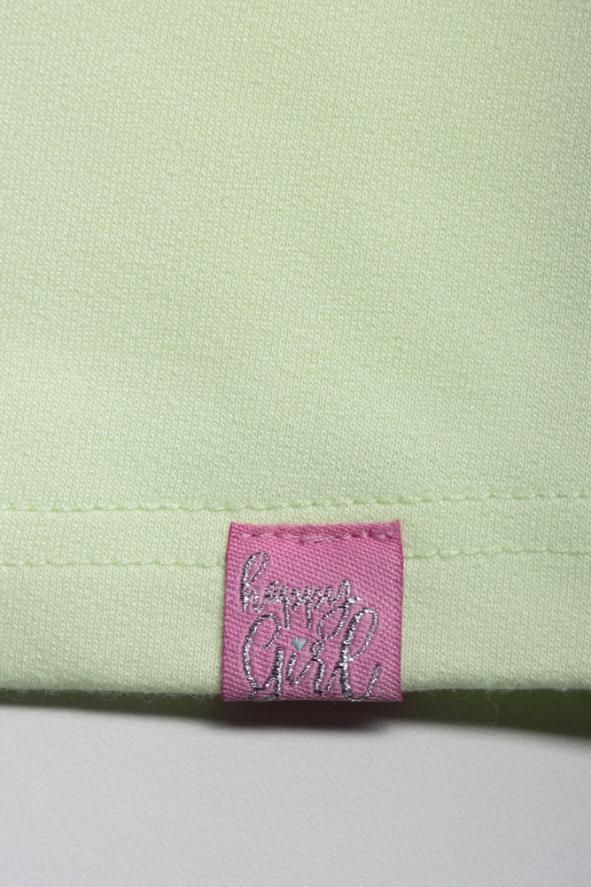 Fleece Shorts Set Light Green (2)