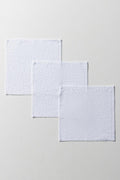 3 Pack Face Cloths White