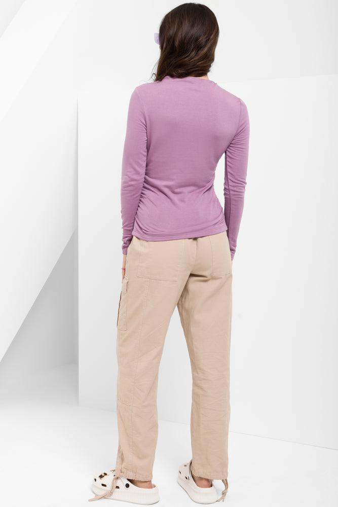 Lilac high neck top on sale