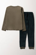 Weekend Long Sleeve Pyjamas Green (3)