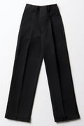 Boys Primary School Turn Up Pants Black (4)