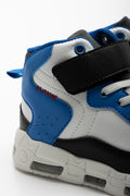 Light Up Sneaker White, Black & Blue (3)