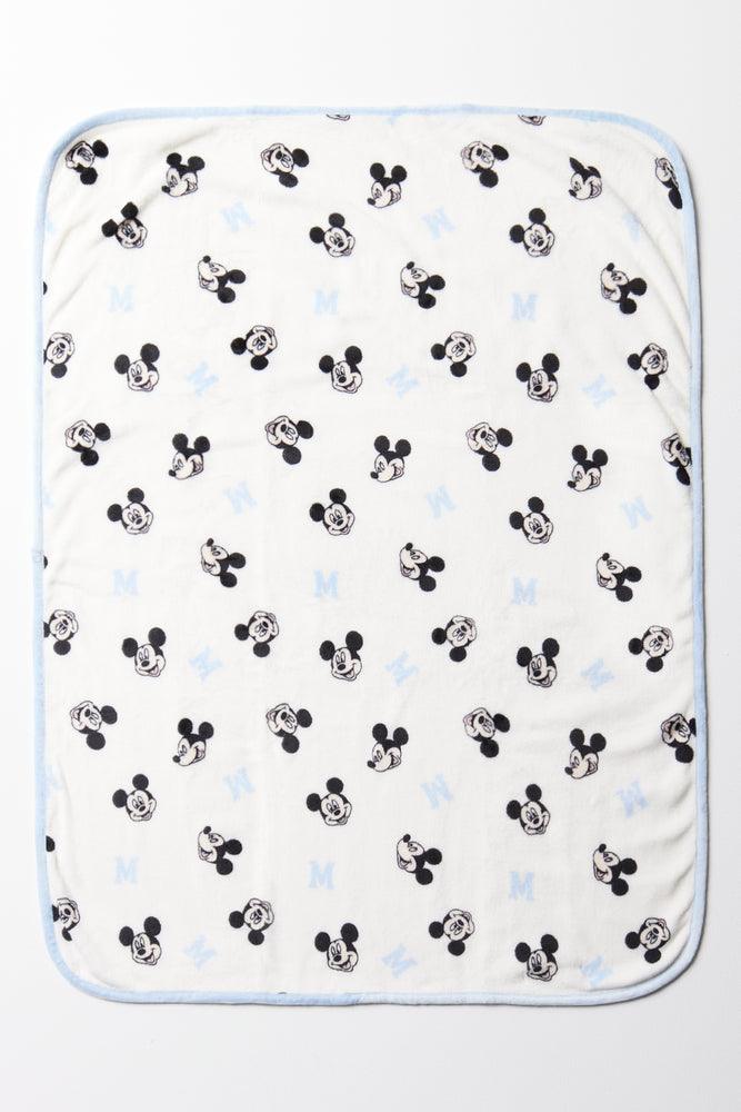 Mickey Mouse Blanket White (2)