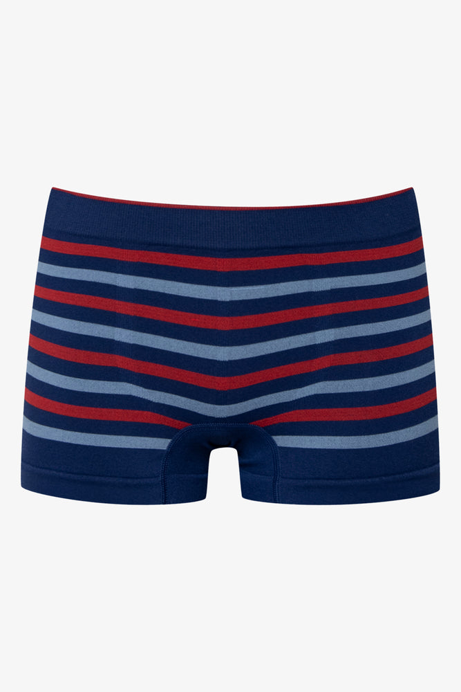 3 Pack Seam-Free Boxers Navy & Red (2)