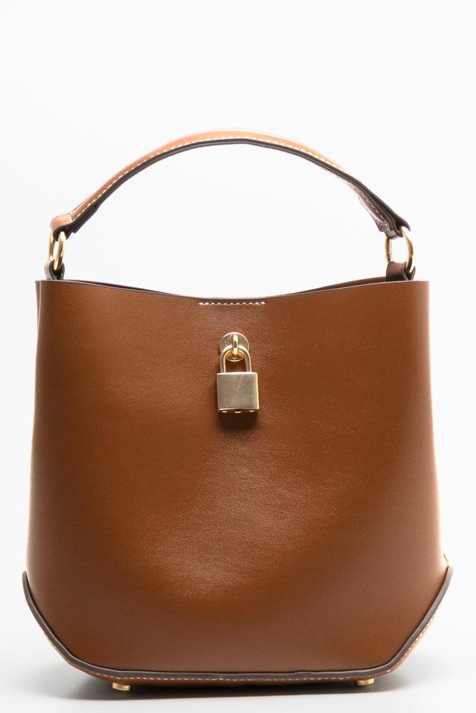 Mini Bucket  Bag Brown