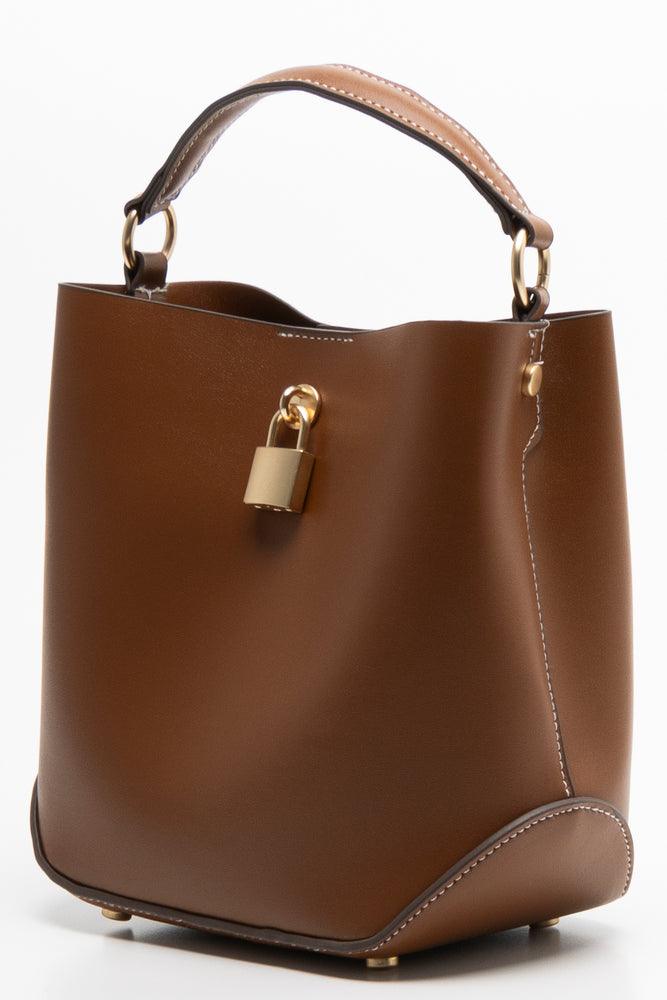 Mini Bucket  Bag Brown