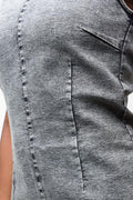 Bodycon Denim Dress Grey (3)