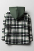 Check Shacket Green & White (3)