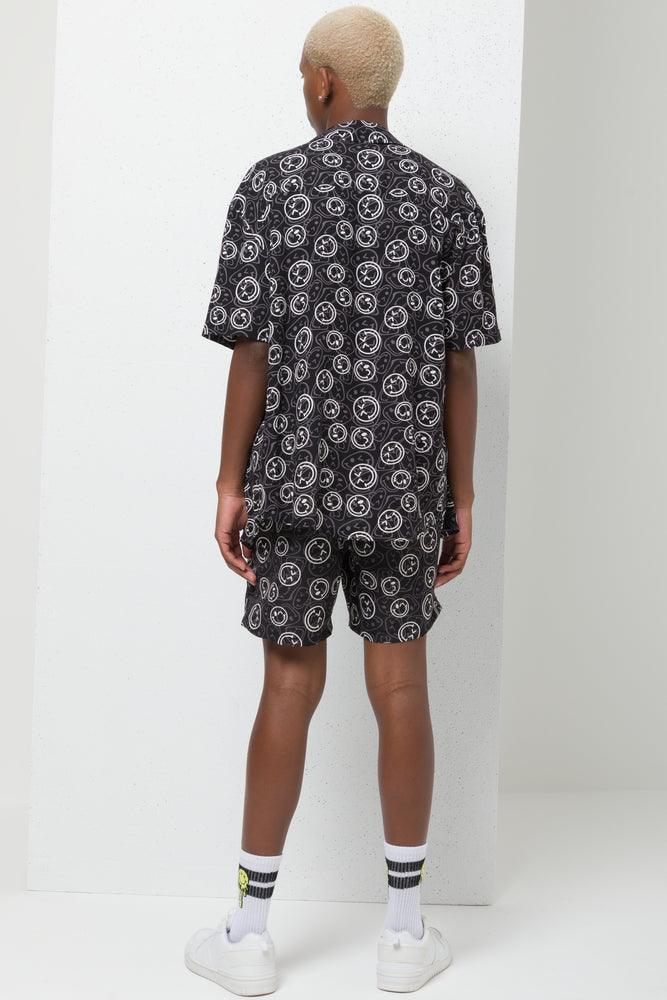 Smiley Cube Swim Shorts Black (3)