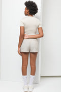 Utility Canvas Strap Short Beige (3)