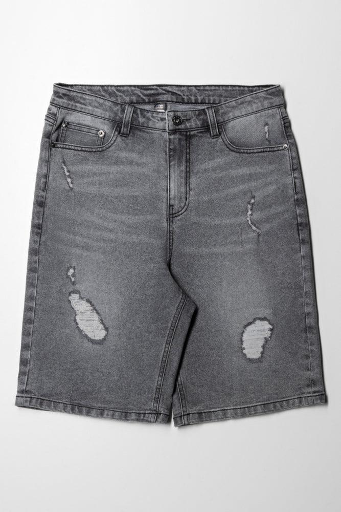 Rip And Repair Denim Jeans Grey Ackermans
