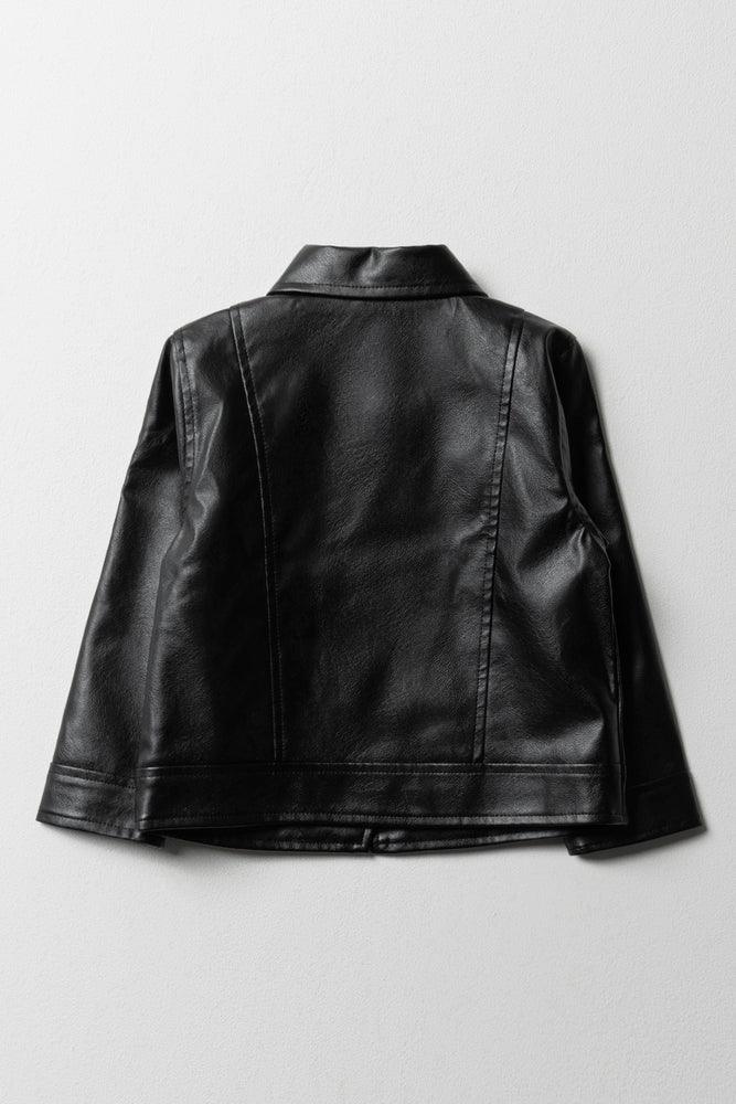 Biker Jacket Black Jackets Knitwear Ackermans