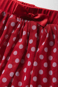 Minnie Mouse Tutu With Leggings Set White & Red (2)