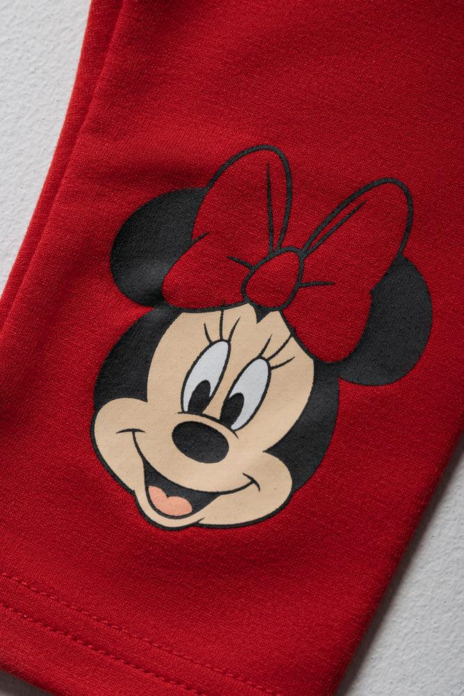 Minnie Mouse Tutu With Leggings Set White & Red (3)