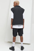 Sleeveless Lightweight Puffer Black (2)